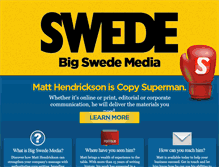 Tablet Screenshot of bigswedemedia.com